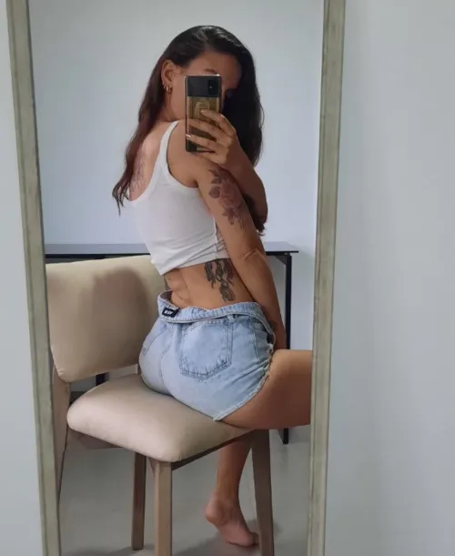 I love wearing shorts in summer