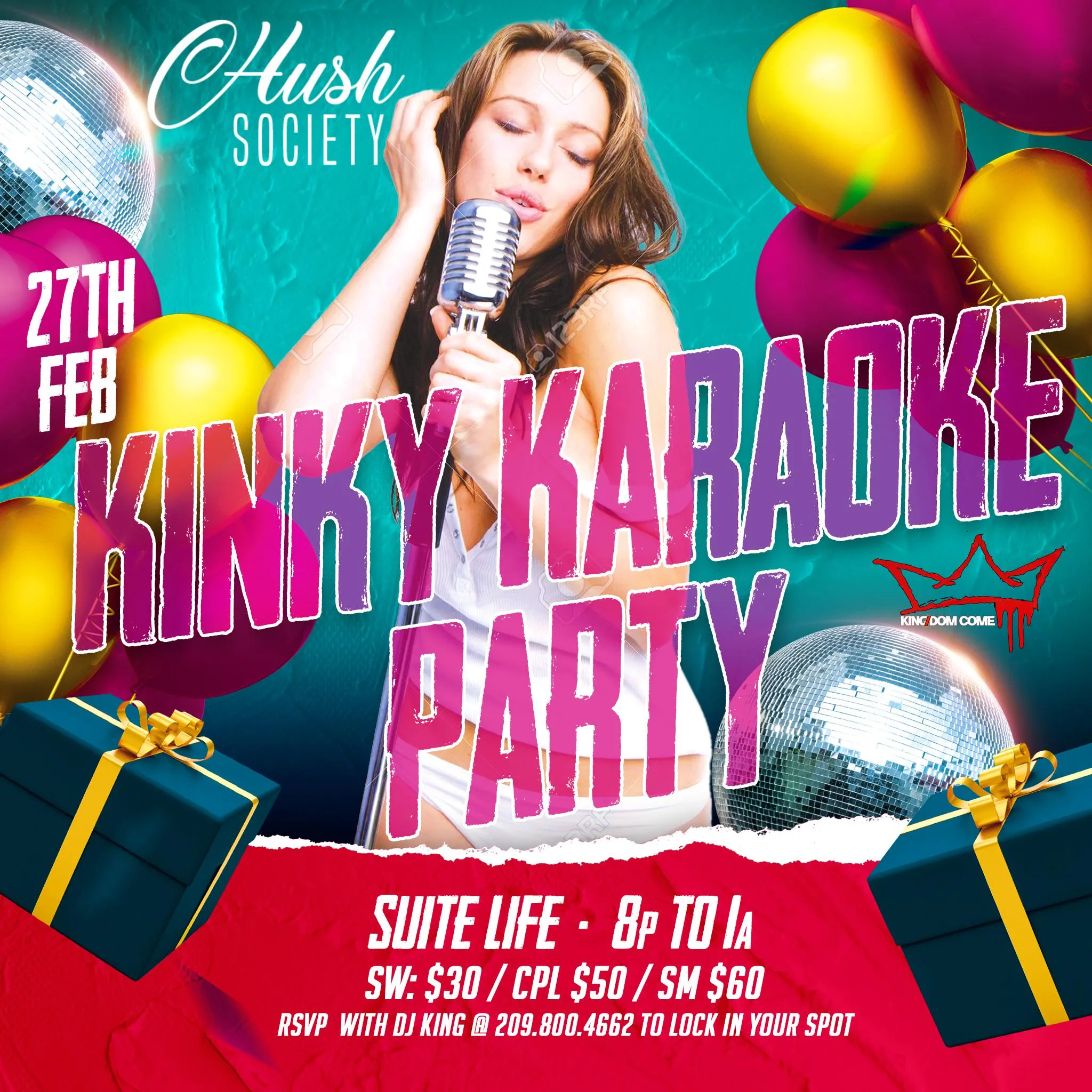 Kinky Karaoke party tonight!