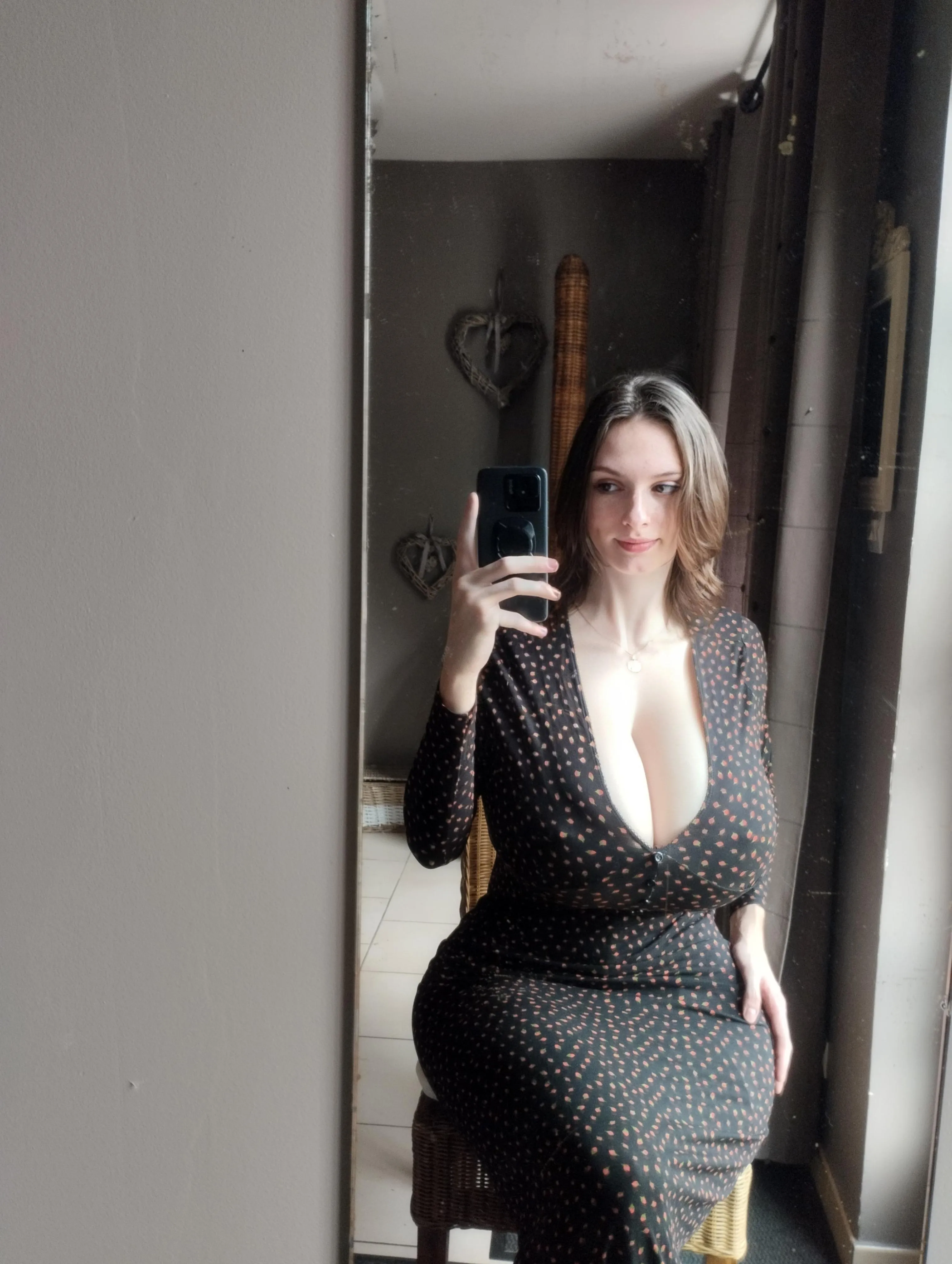 Love this dress but I don't feel like it really suits me well (yes dirty mirror)