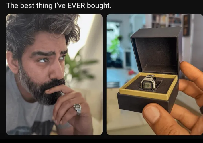 Mike caved and copped a ROCK