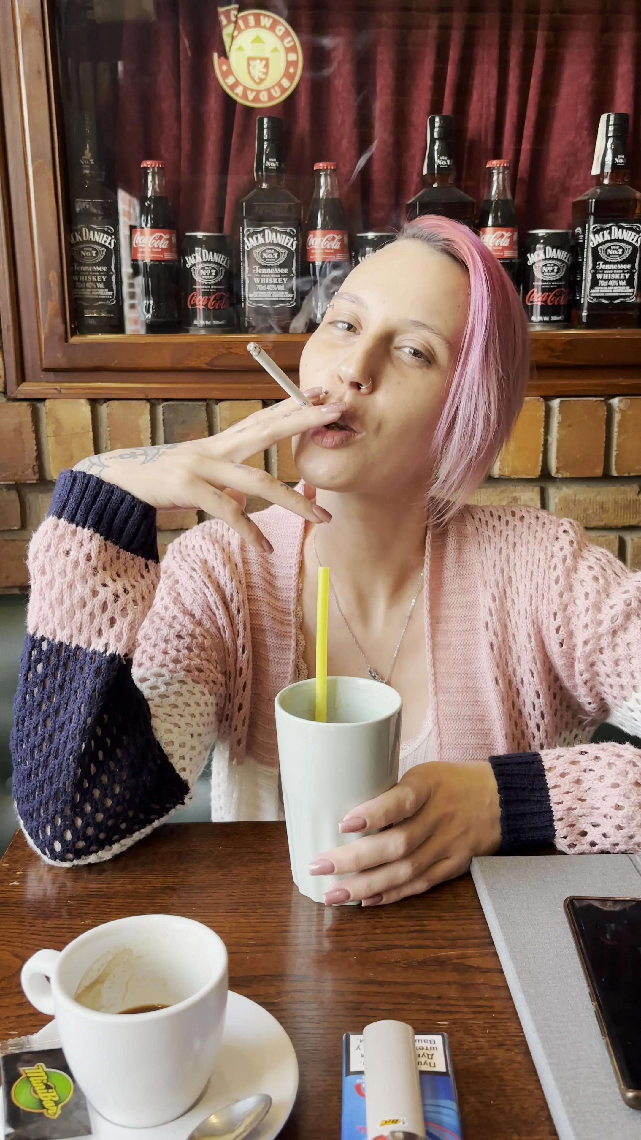 Smoke, sip, and surrender. What would you do next?