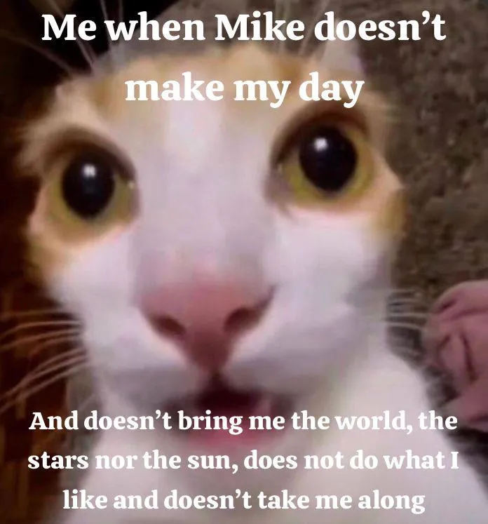 Thanks again Mike, you ruined my day