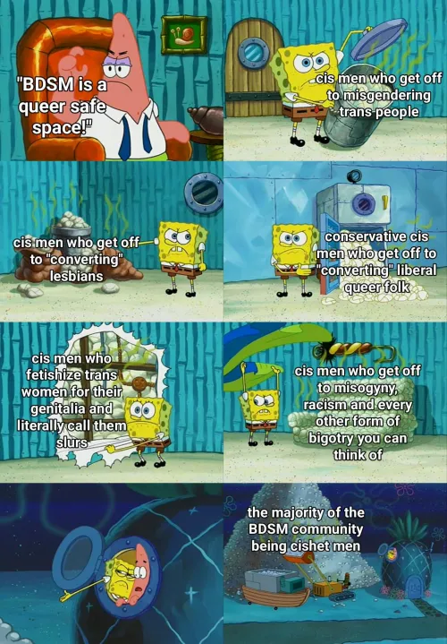 the only queer space predominantly made up of cishet white men.