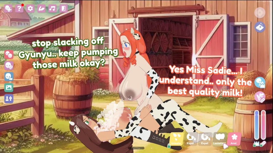We are training the new girl how to pump 🐮 (Lust Cupid)