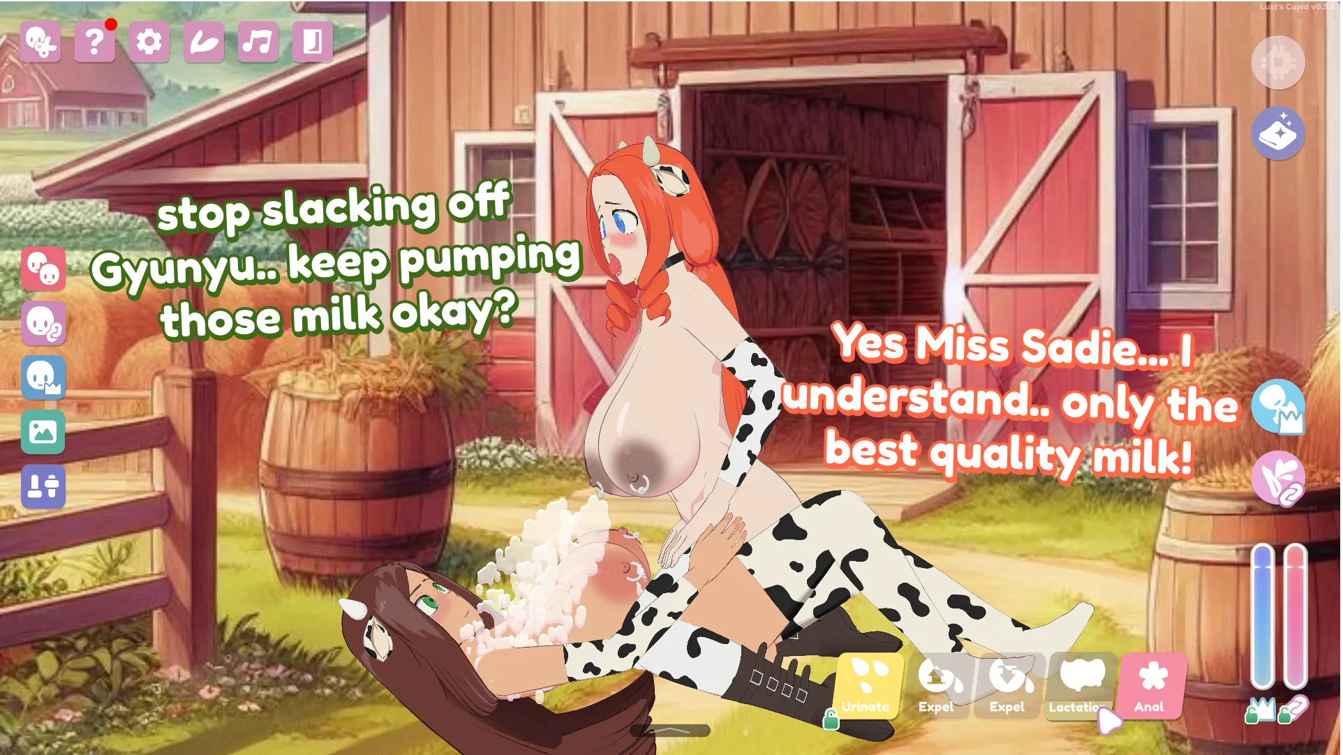 We are training the new girl how to pump 🐮 (Lust Cupid)