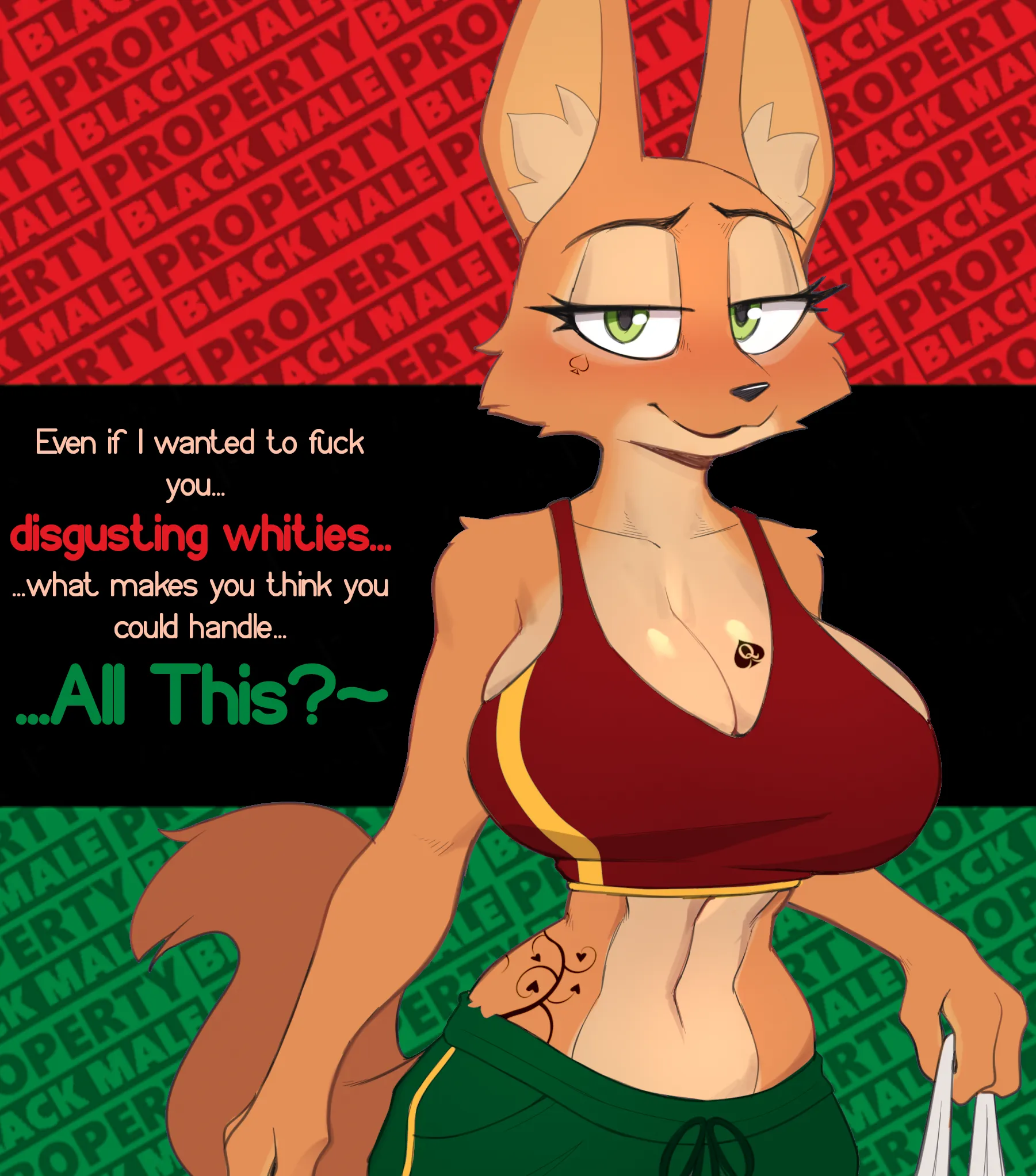 You couldn't handle her