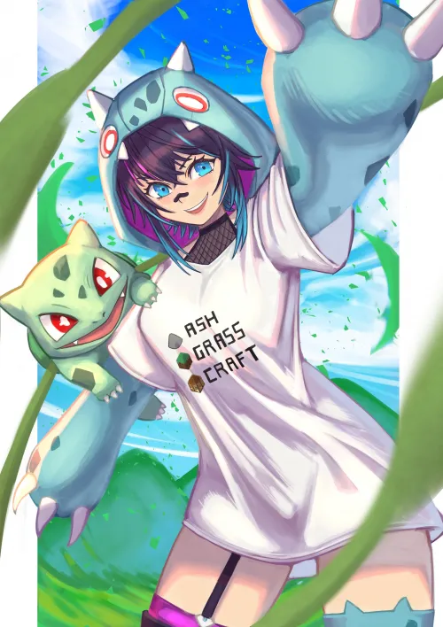 🌱🍃#1 Grass Type Enjoyer Melly🍃🌱 (RionIllustrator)