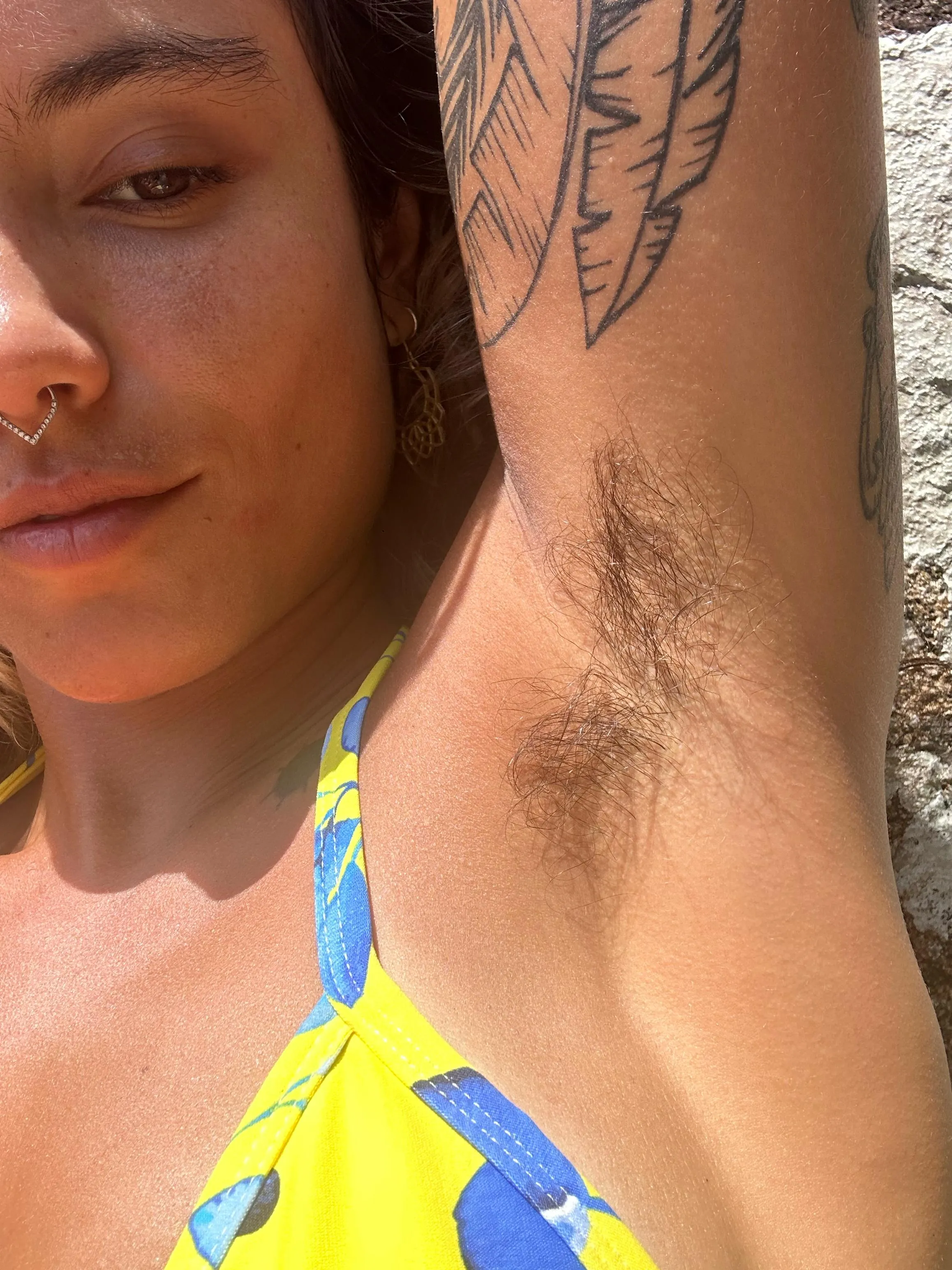 bury your nose in my pit