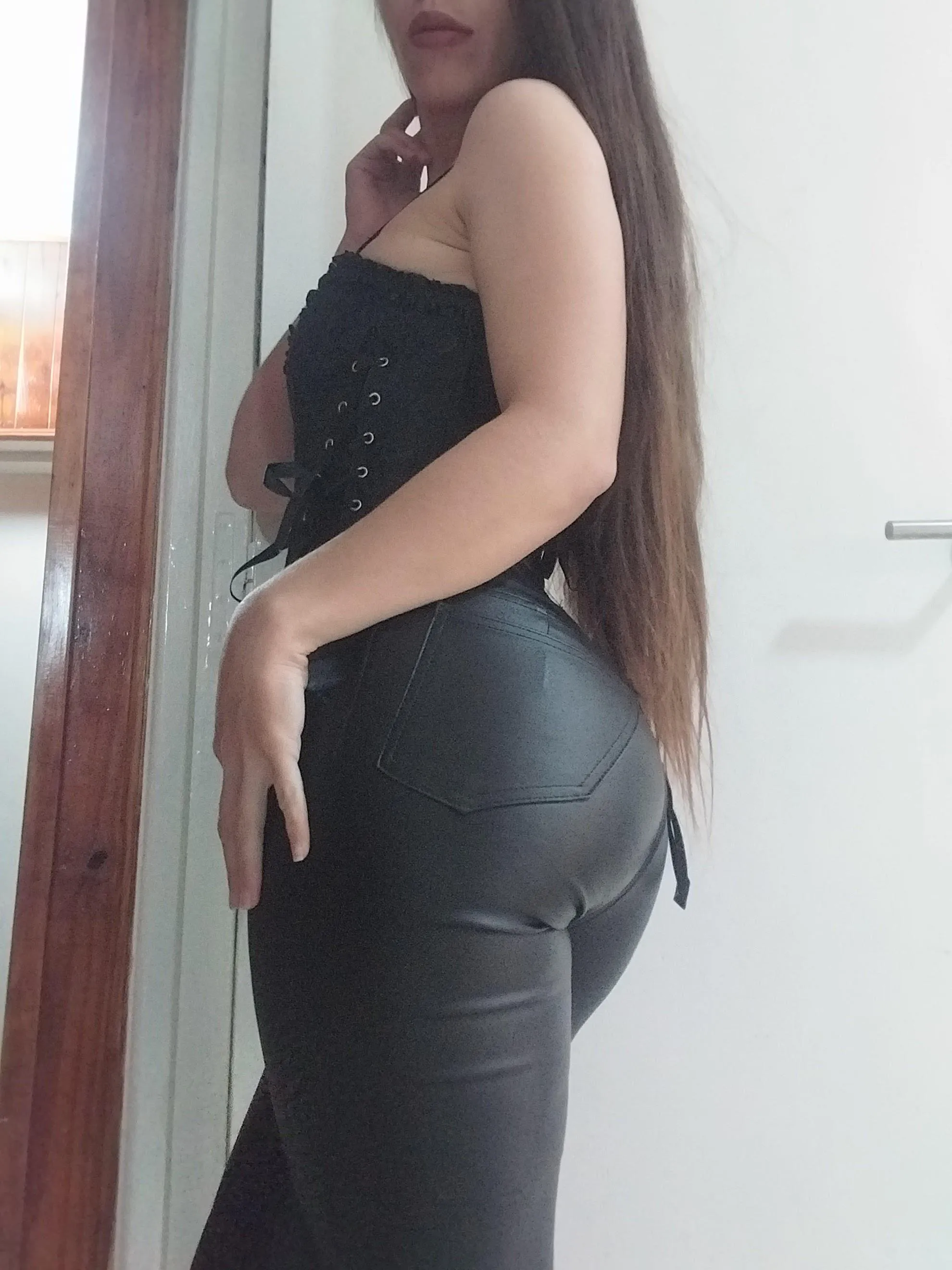 Corset and leather sound like perfection