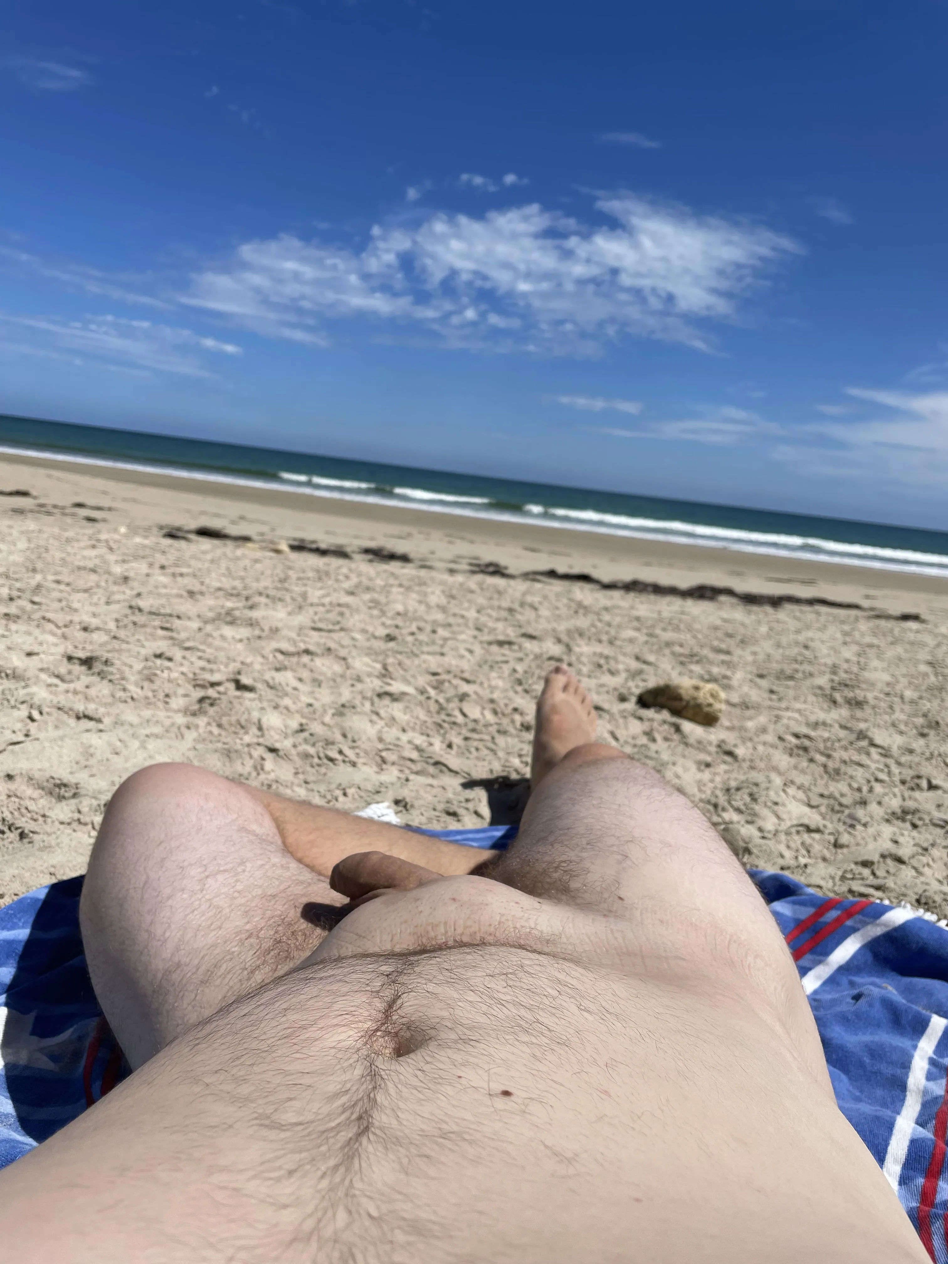 First time at a nude beach. Absolutely loved it! The freedom was nice