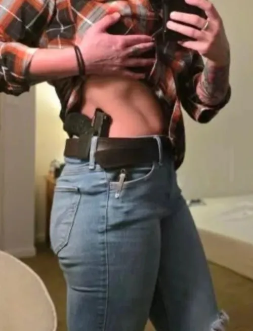 Is that a Gun in your pocket or are you just happy to see me?