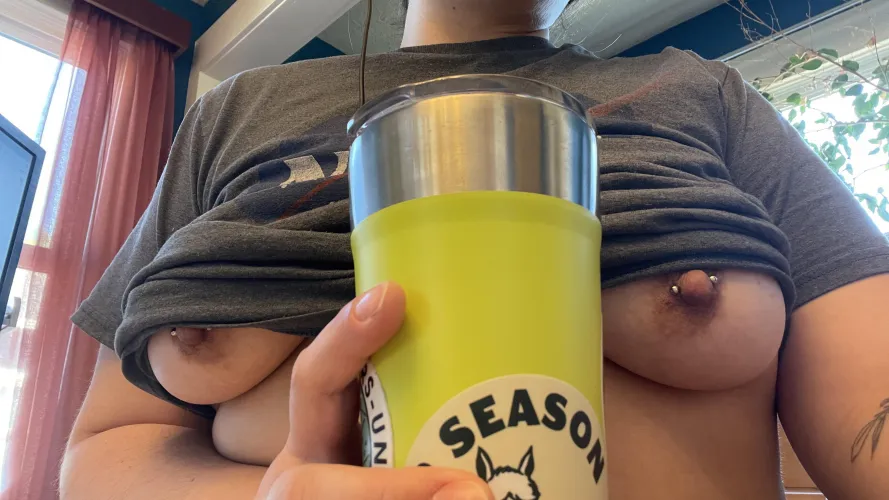 just a lil peek a boobie 🌟