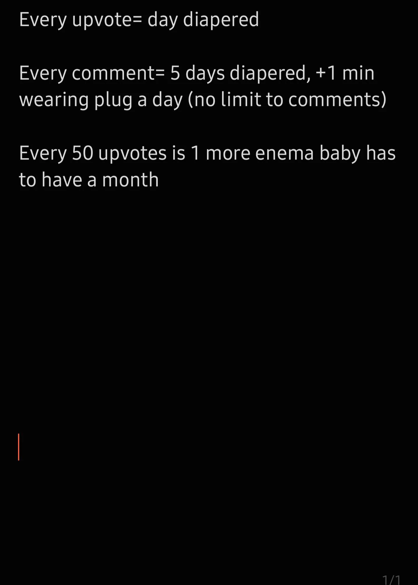 Lost a harsh bet to a fellow baby. Looking for someone to supervise that i do this. This will be up for 48 hrs. Let's see how bad this gets.