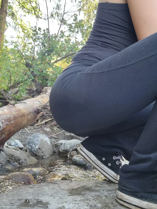 Love my comfies, my All Stars are perfect for adventuring the river banks