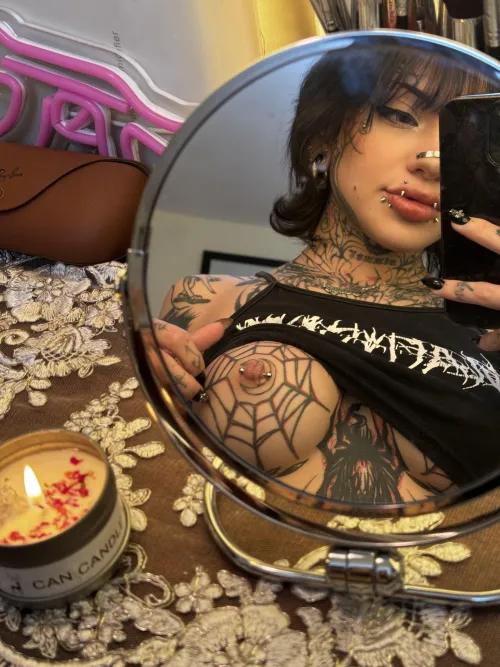 me you & a sweet candle you can pour on me