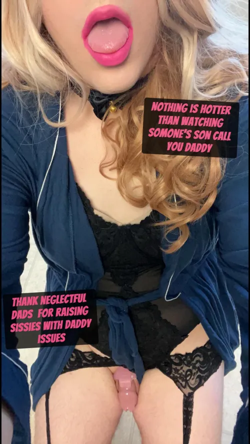 Nothing is hotter than someone’s son calling you DADDY 🐩💕 Thank neglectful dads for raising sissies with DADDY issues