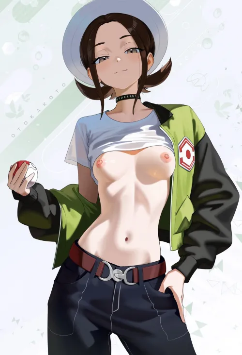 The new girl showing off (otokakoto)