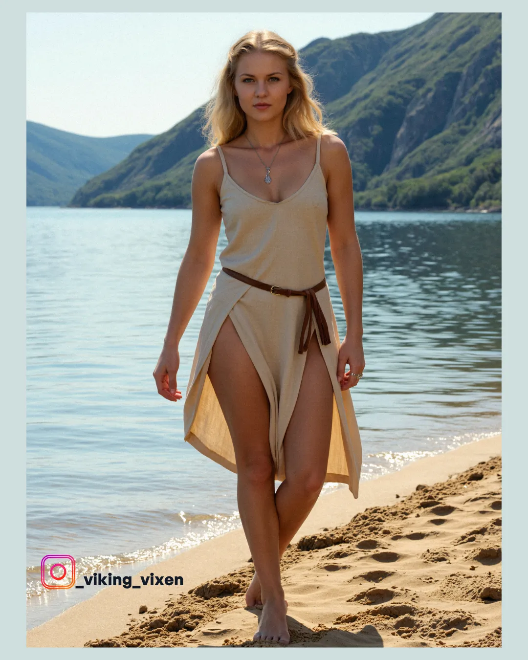 Waiting for your return from pillaging the Christan men.