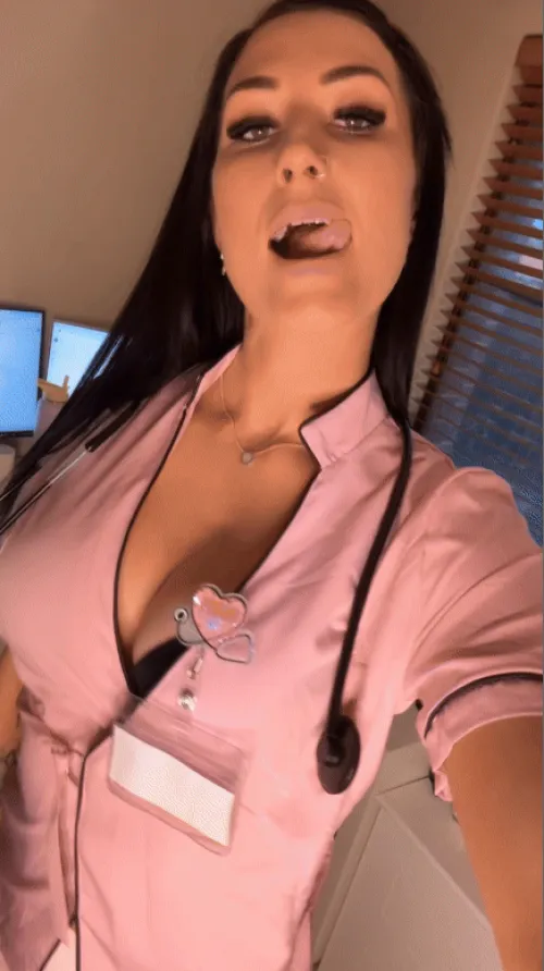 Who wants a naughty nurse today?