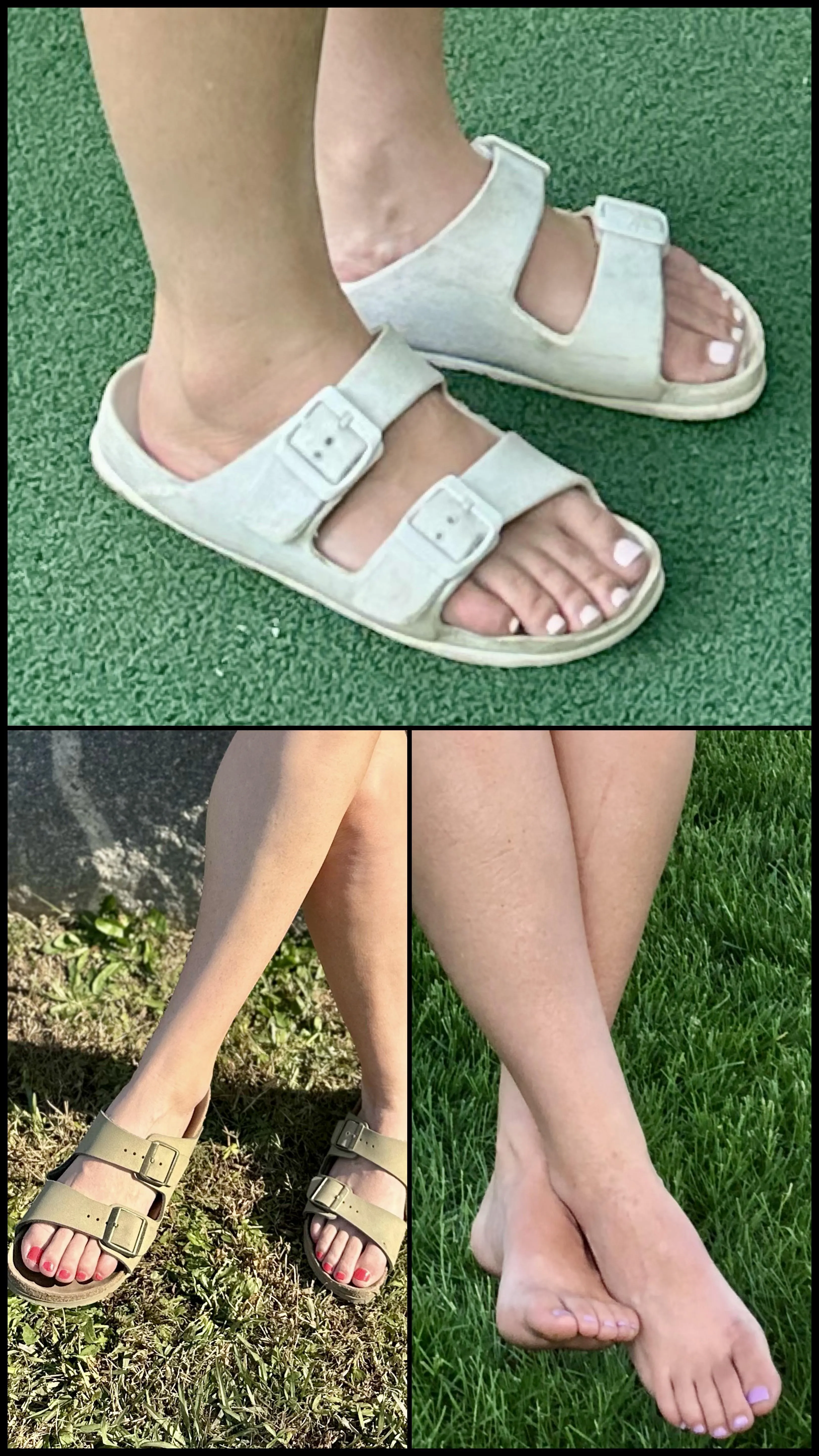 Wife’s White Toes, Red Toes, or Purple Toes ?