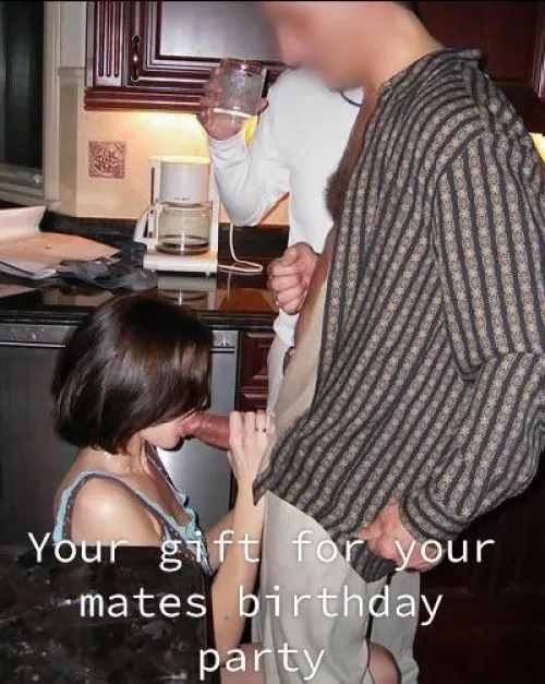 At your mates birthday party