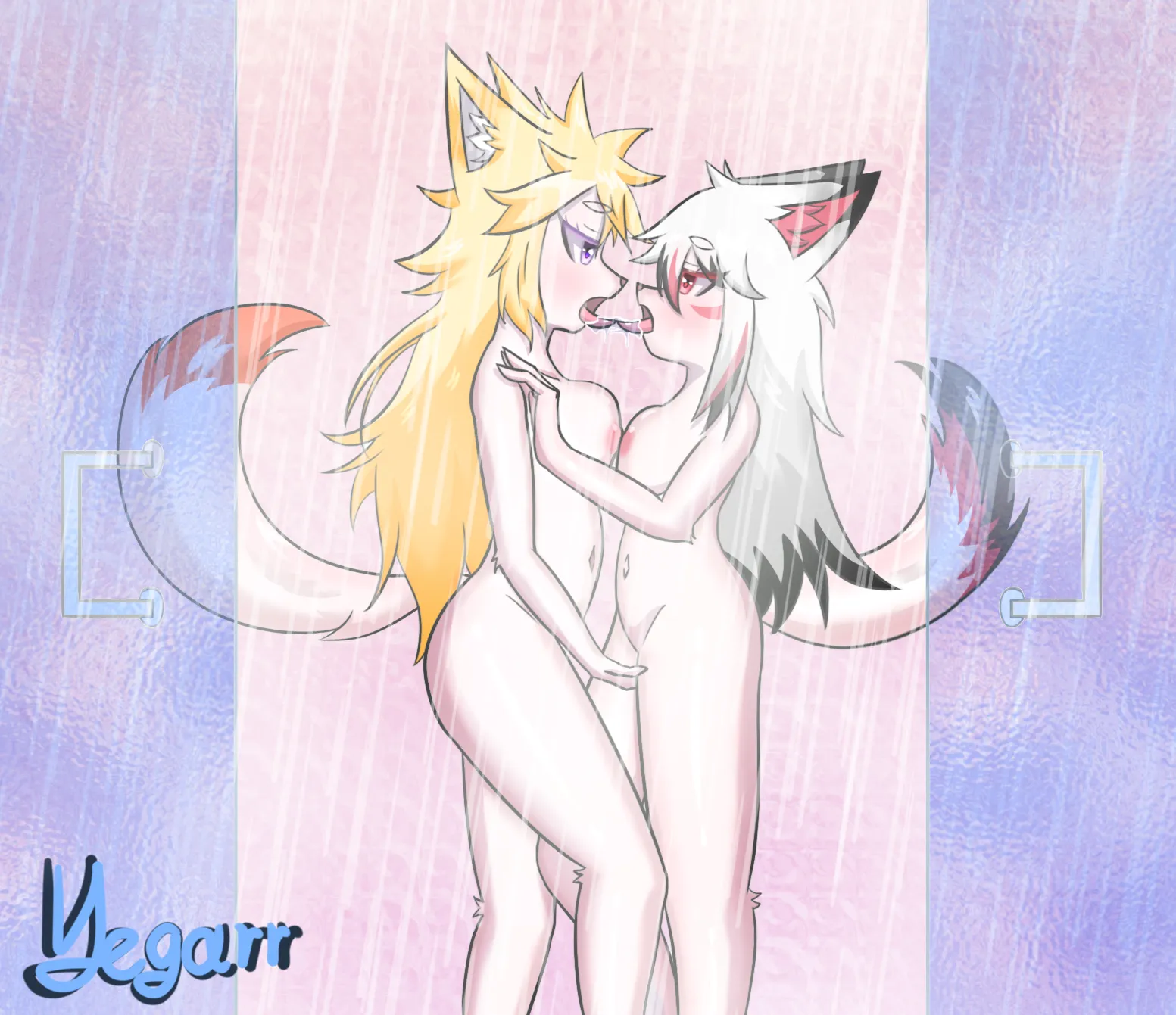 Beauties are enjoying themselves~(art by me)