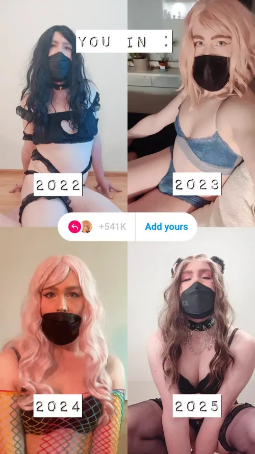 Big fan of this cute trend I did over on Instagram 🥰 fun to see the last 4 years!
