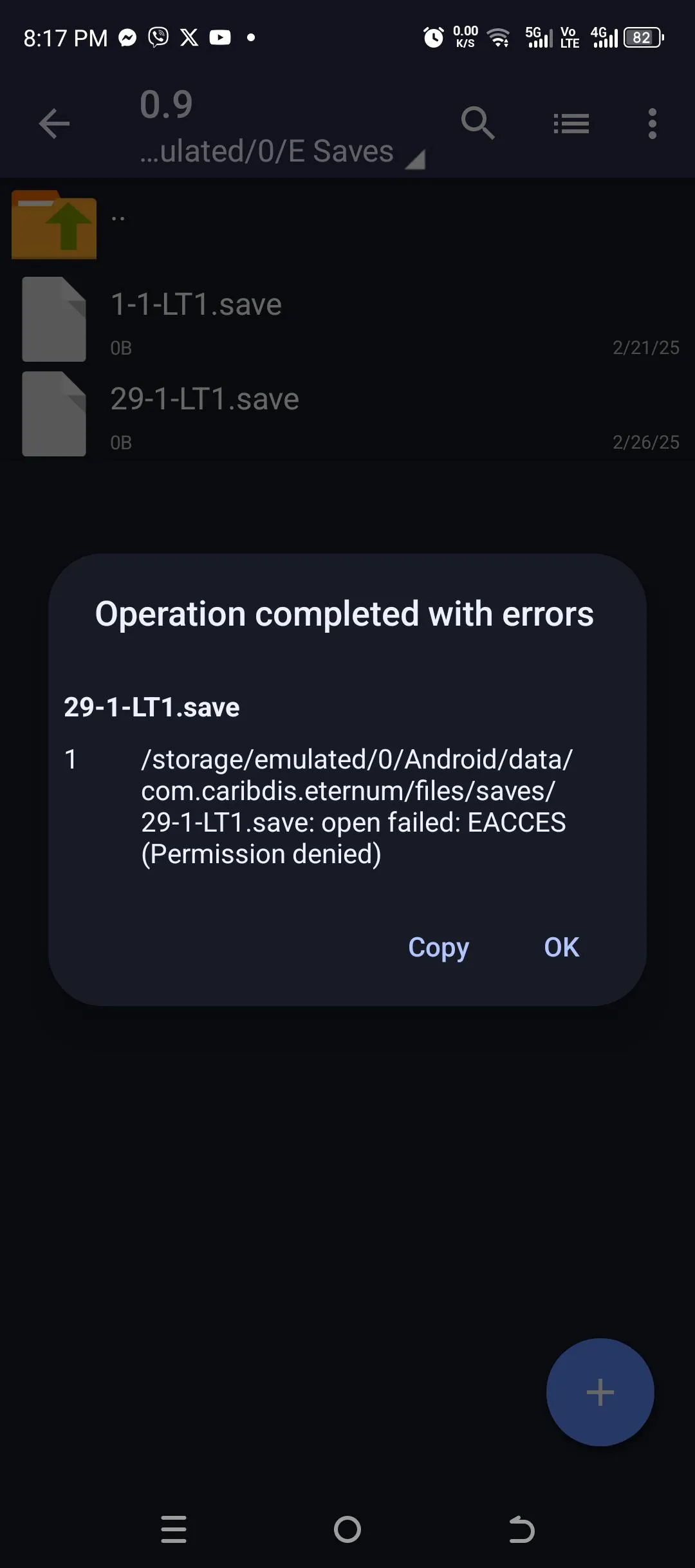 Does anyone knows how to transfer/copy Android saves to another file?