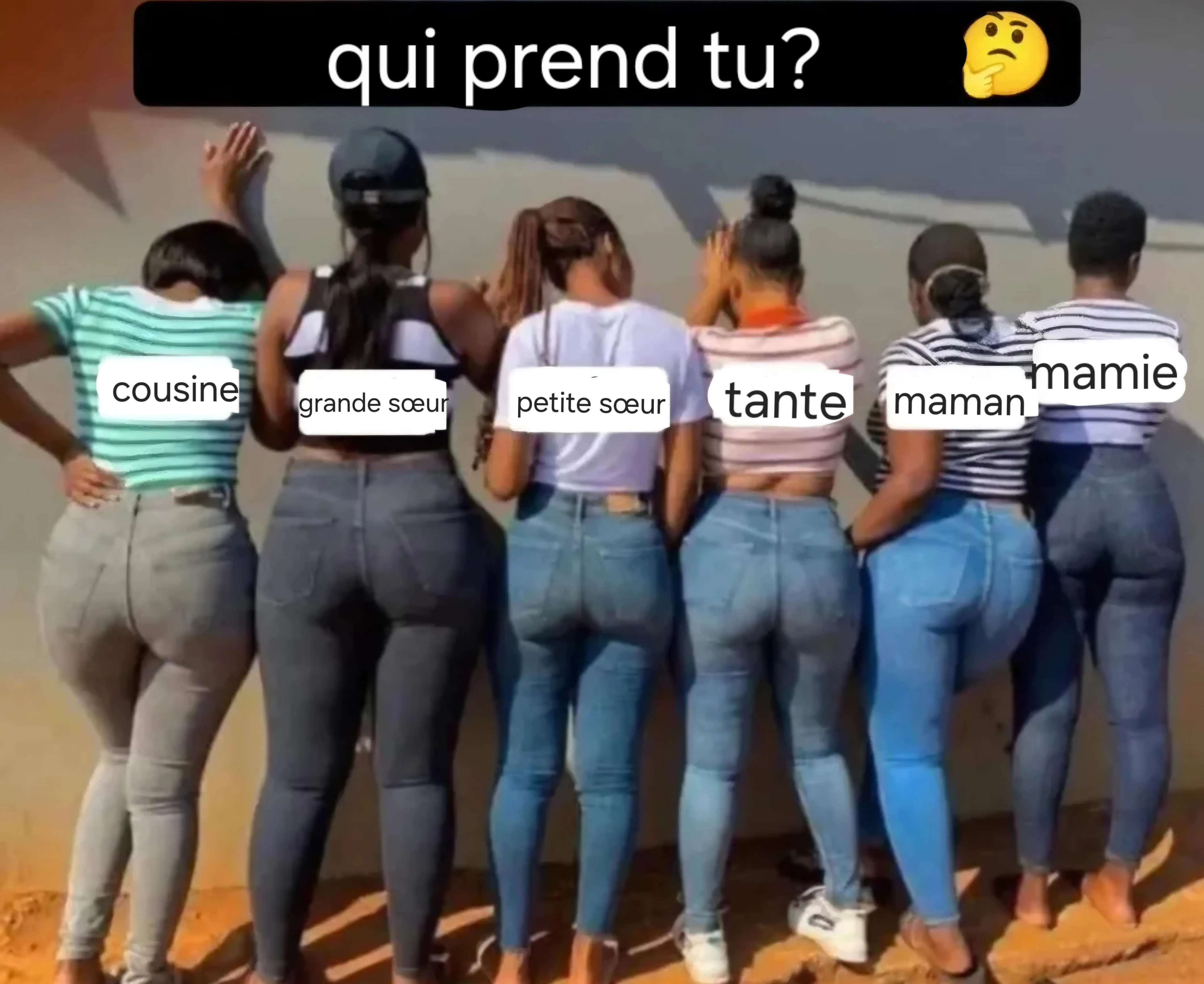 Quel femme de famille prendrais tu?
