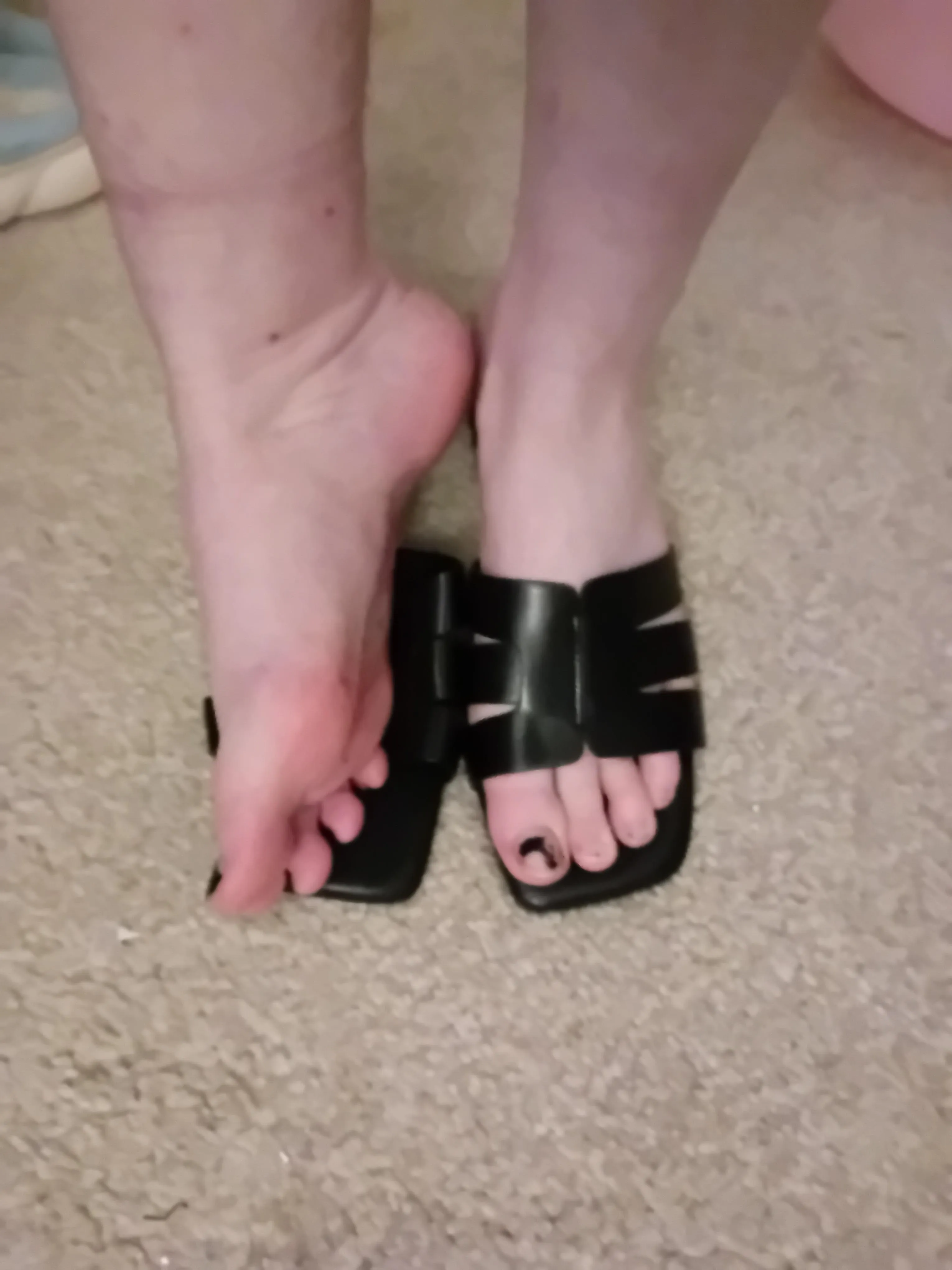 My slightly dirty soles in heels xx