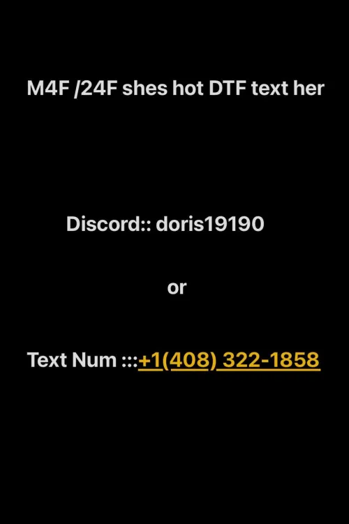 She’s DTF message her