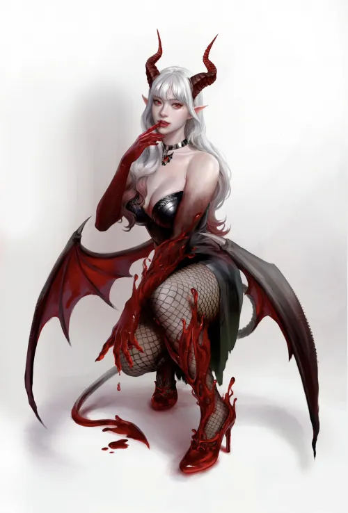 Succubus by @yelli_ali_