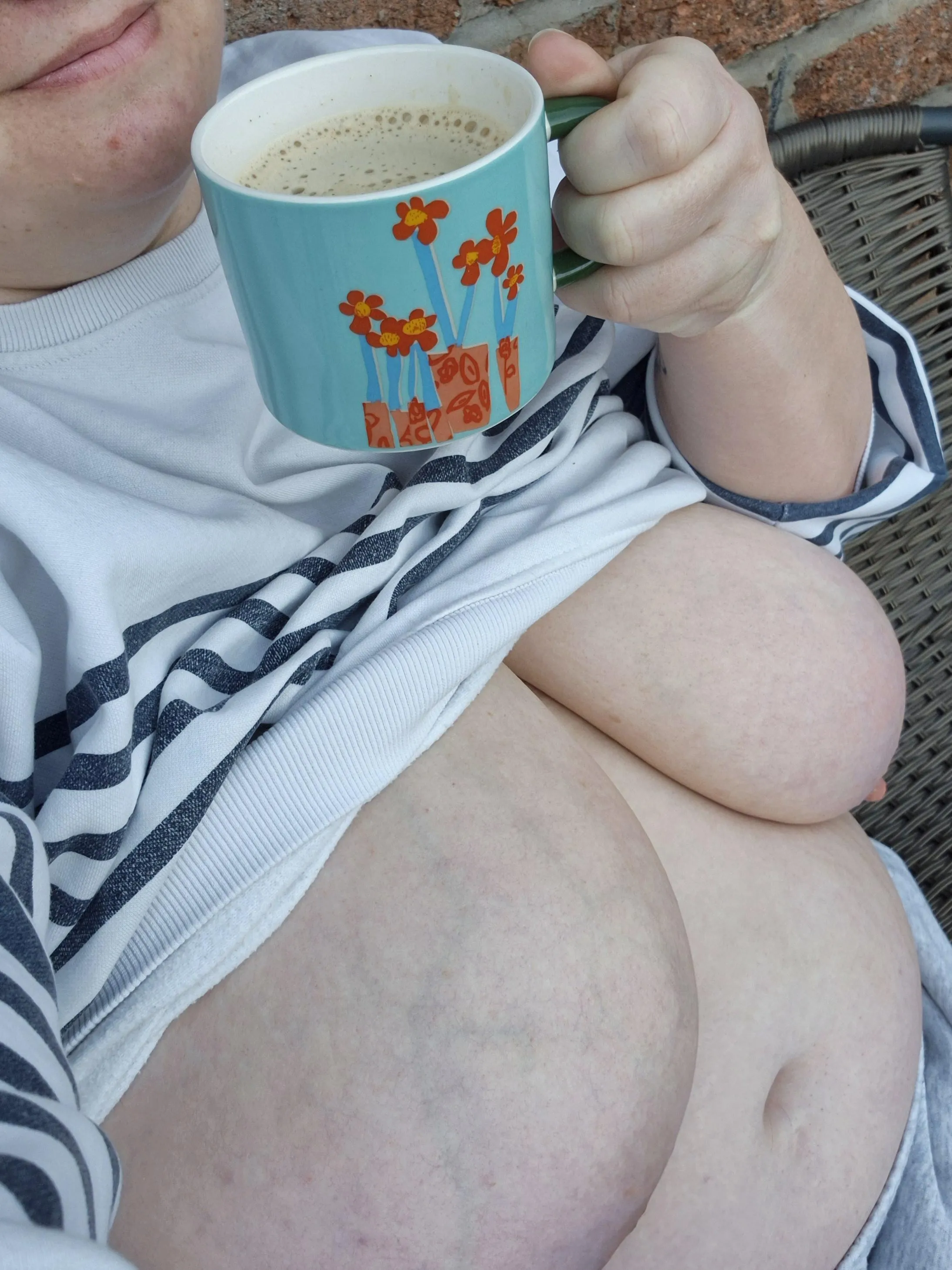 Coffee in the garden
