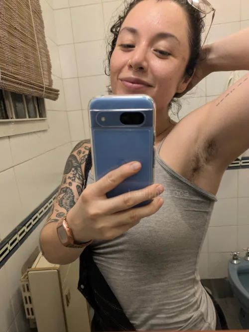 Hairy and sweaty is who I am