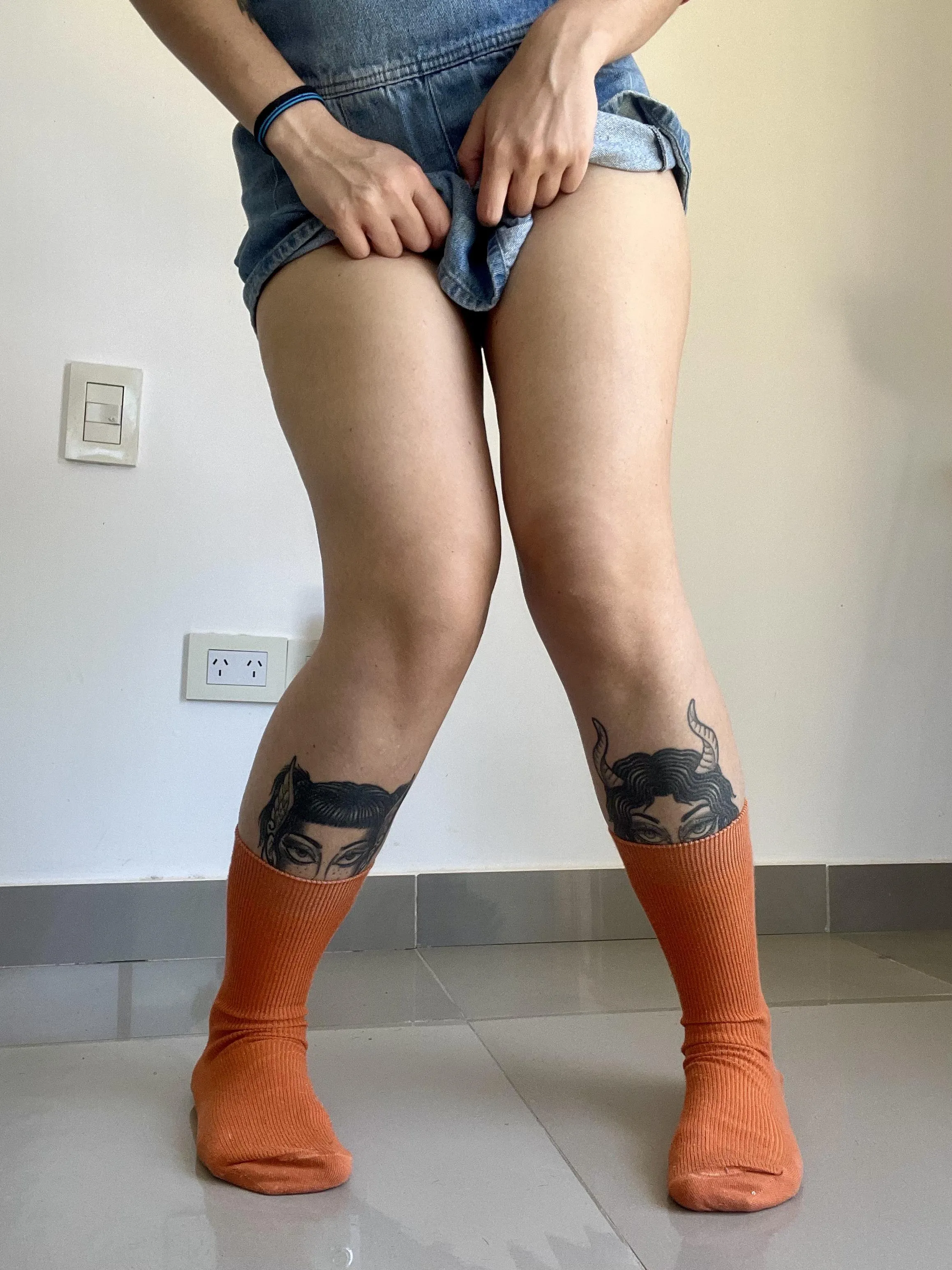 My shy legs