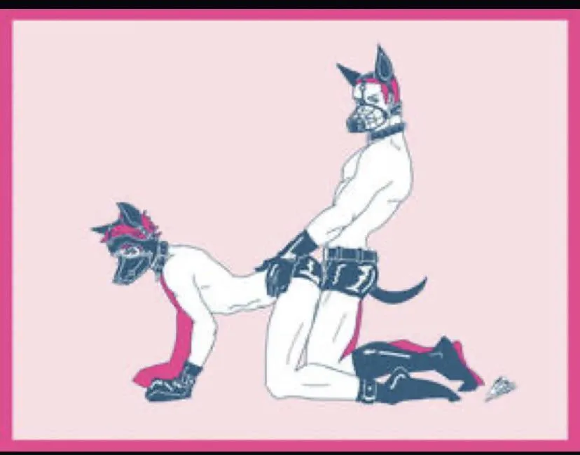 Since when can’t two dogs just have a little fun!? 🐶🐾🐺❤️