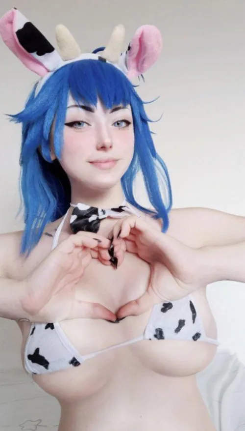 Udder chaos in my skimpy outfit