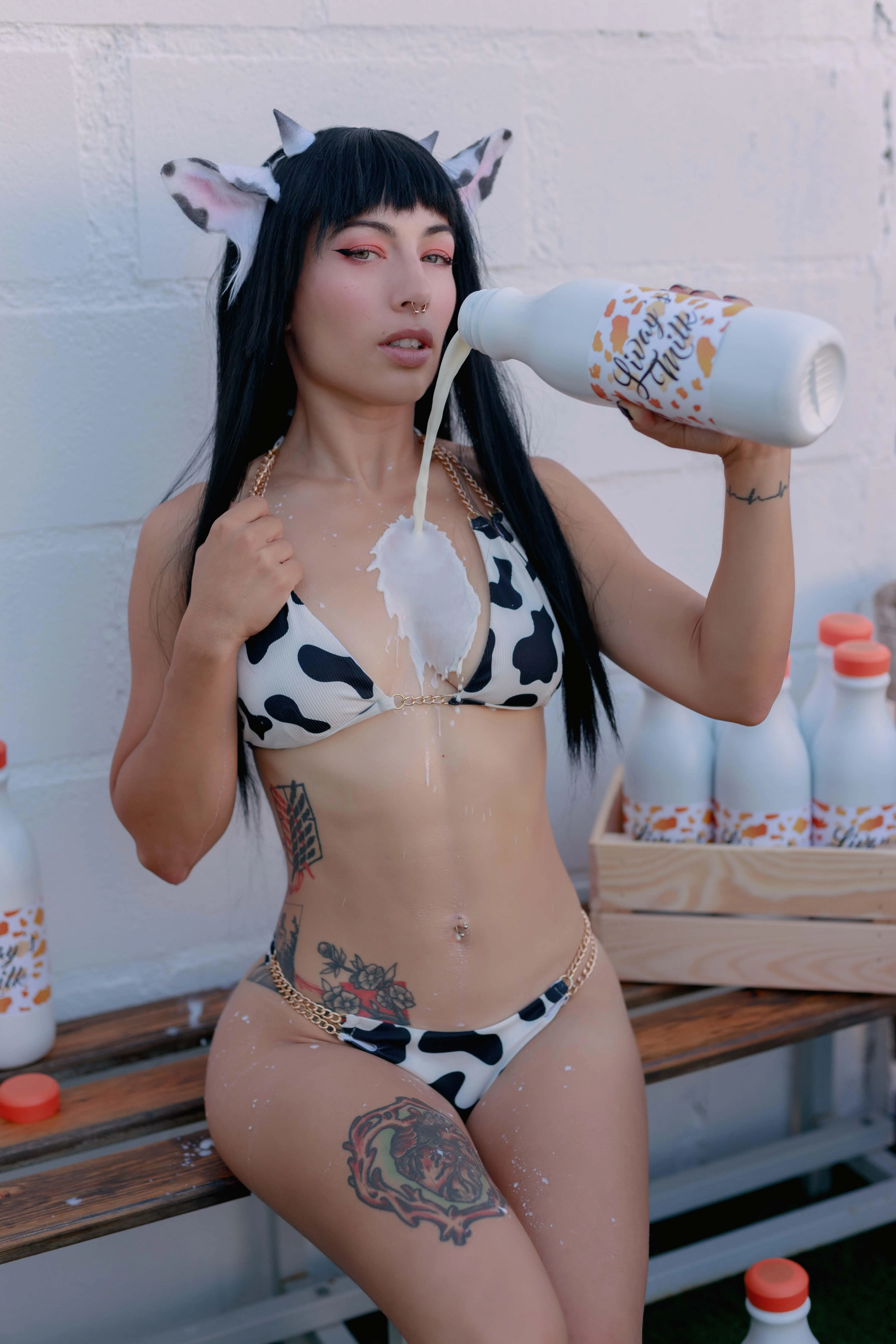 Ups, I guess you'll have to milk me again!