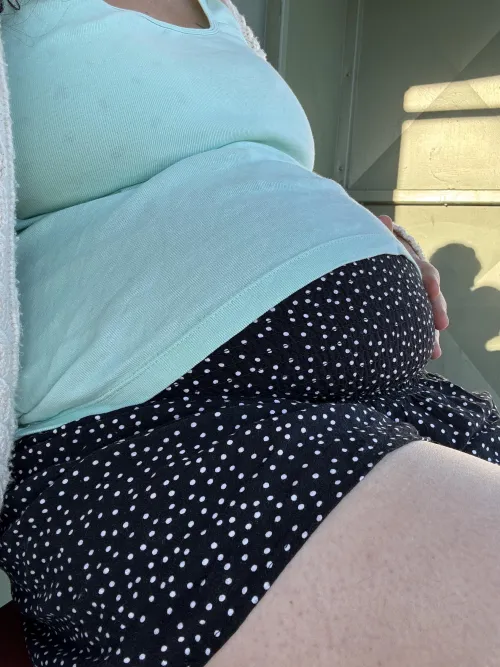 Waiting for the bus. Want to give it a rub?