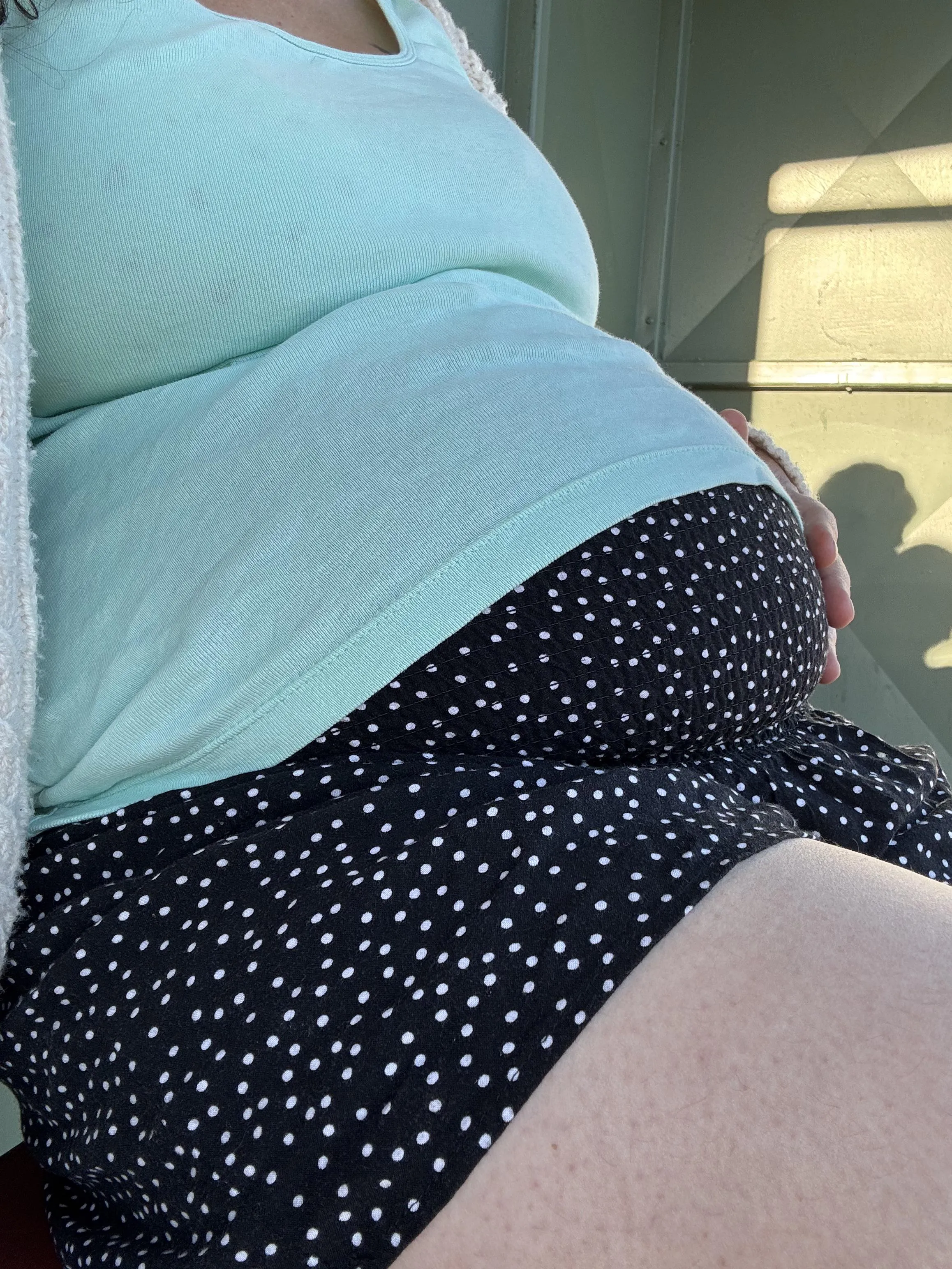 Waiting for the bus. Want to give it a rub?