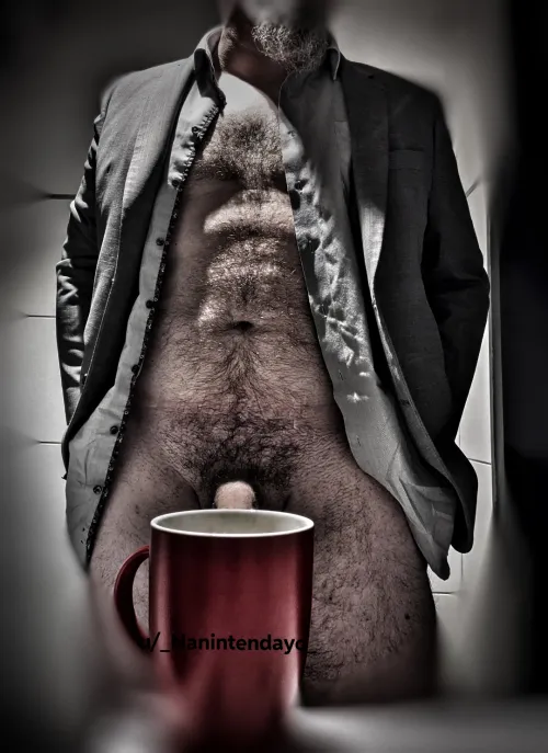 A [WPC] of coffee at work