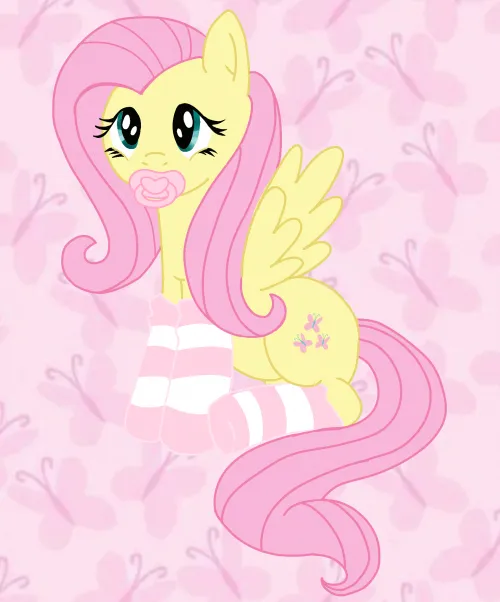 I made littlespace fluttershy