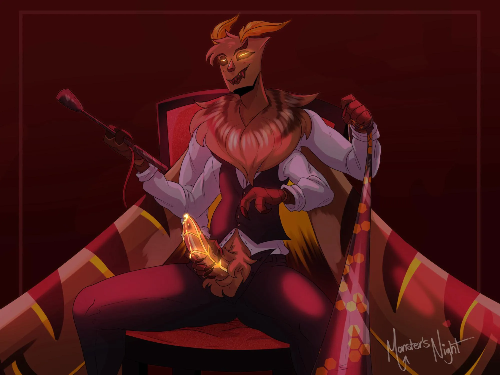 [M] a dominant mothman outside of man day, as a treat