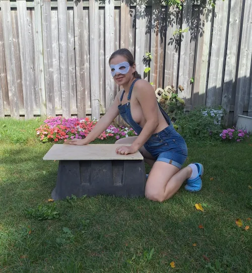 Overalls are the best to work in