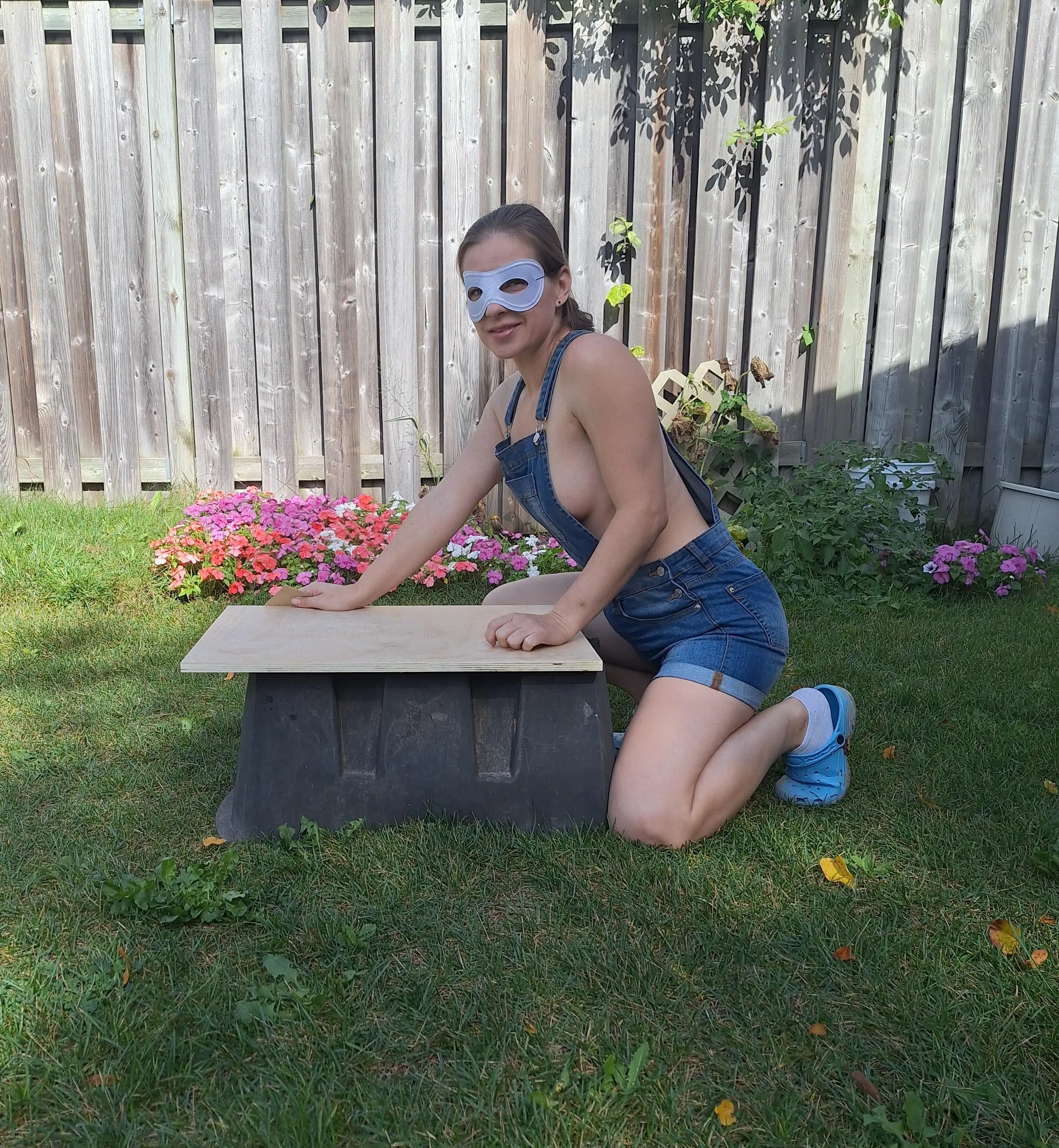 Overalls are the best to work in