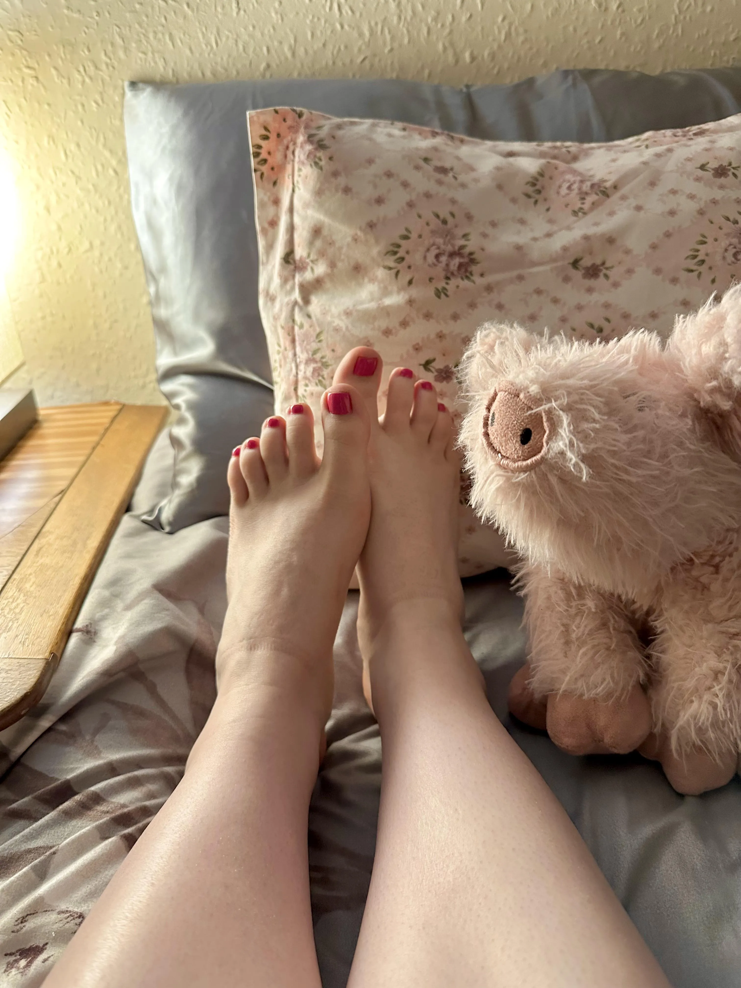 There is nothing better than getting into bed with a fresh pedicure