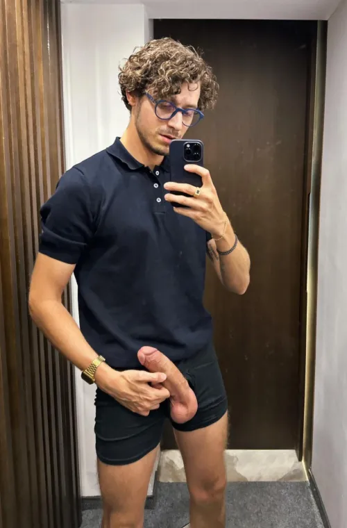 Throwback to longer hair…and when I was naked on campus. What you do if you walked in on a naked student?