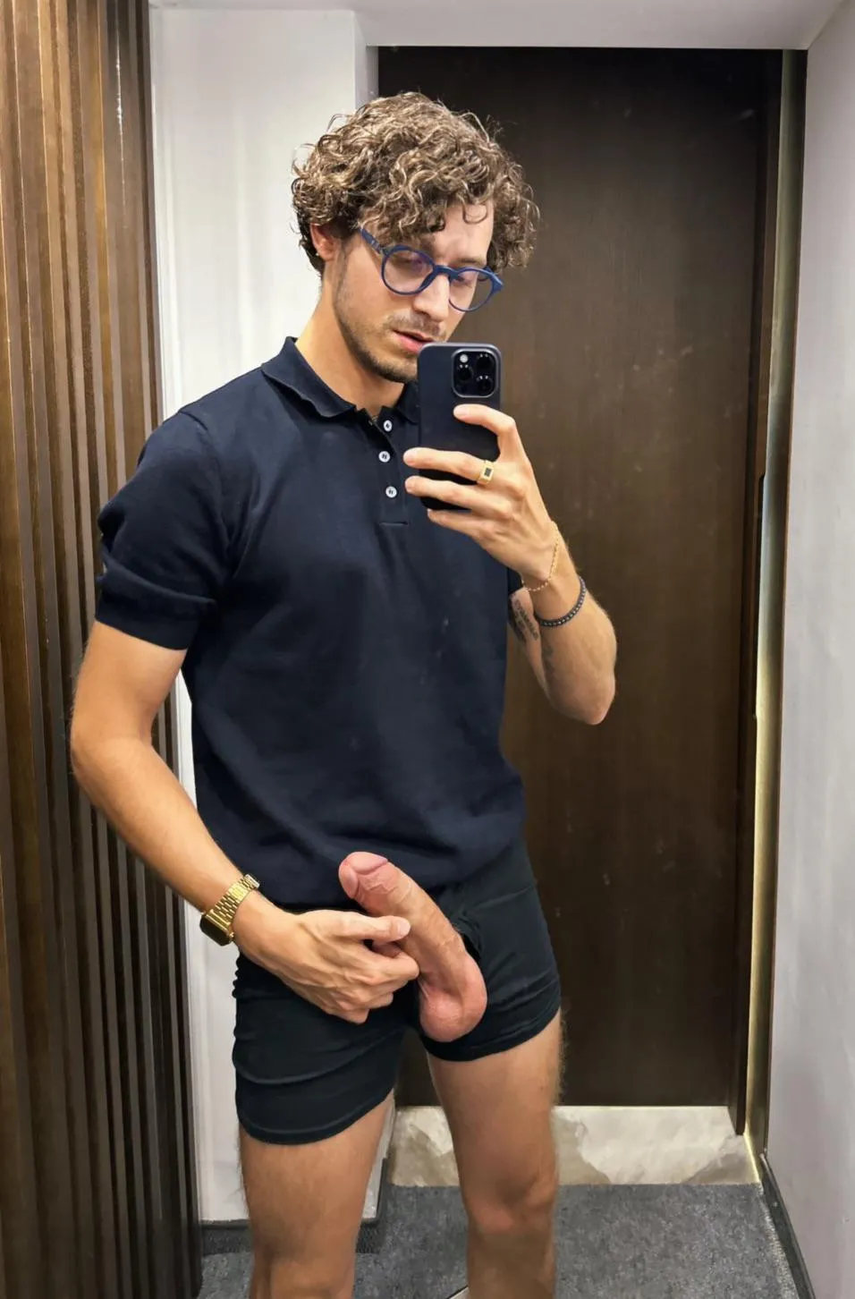 Throwback to longer hair…and when I was naked on campus. What you do if you walked in on a naked student?