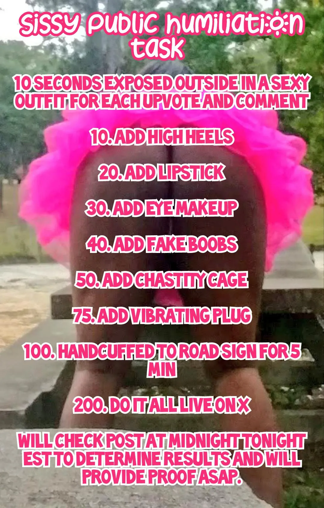 Upvote to completely humiliate me