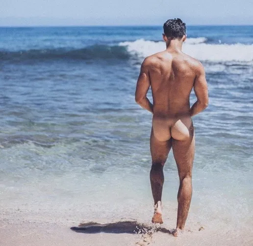 Alone on the beach…